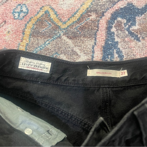 Levi's Black Balloon Women's Jeans 27 - Picture 5 of 11